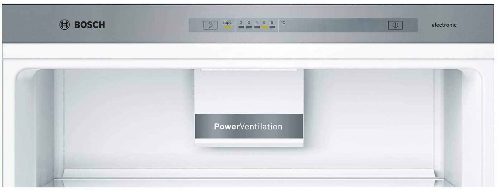 Panneau de commande électronique LED du Bosch KGV58VLEAS