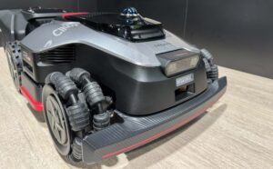 Système de navigation du robot tondeuse Dreame A3 AWD avec LiDAR 3D et vision binoculaire IA.