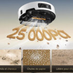 Brosse HyperStream du Dreame Aqua10 Ultra Track Complete aspirant cheveux et poussières