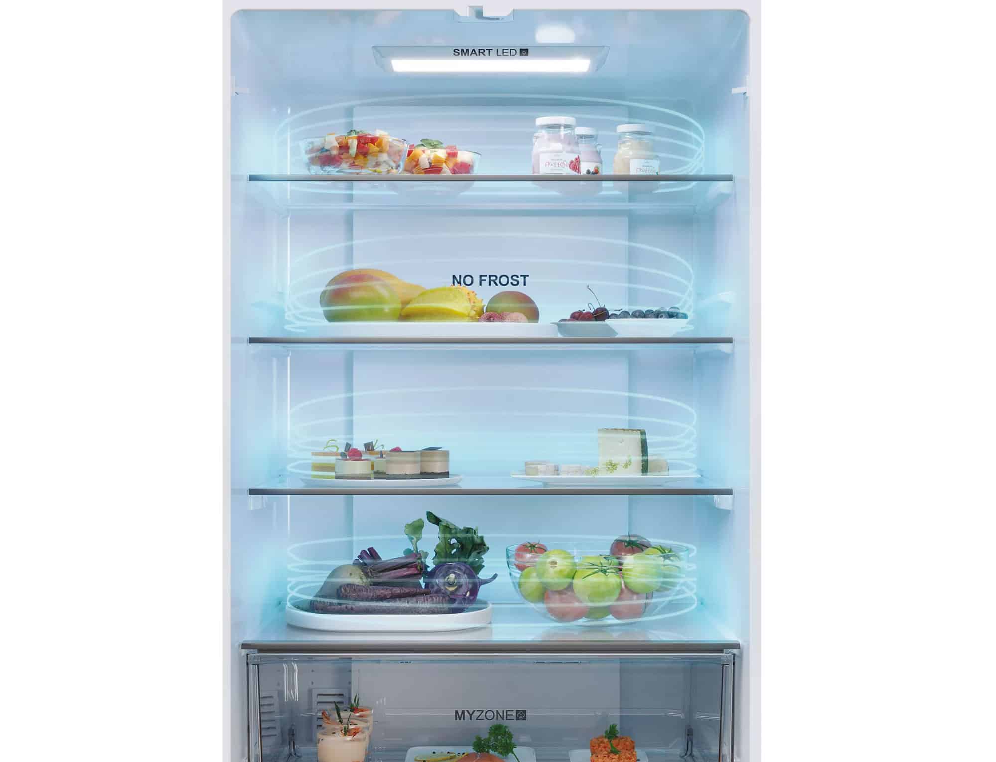 Technologie NoFrost du réfrigérateur multi-portes Haier HFR5719EWMG