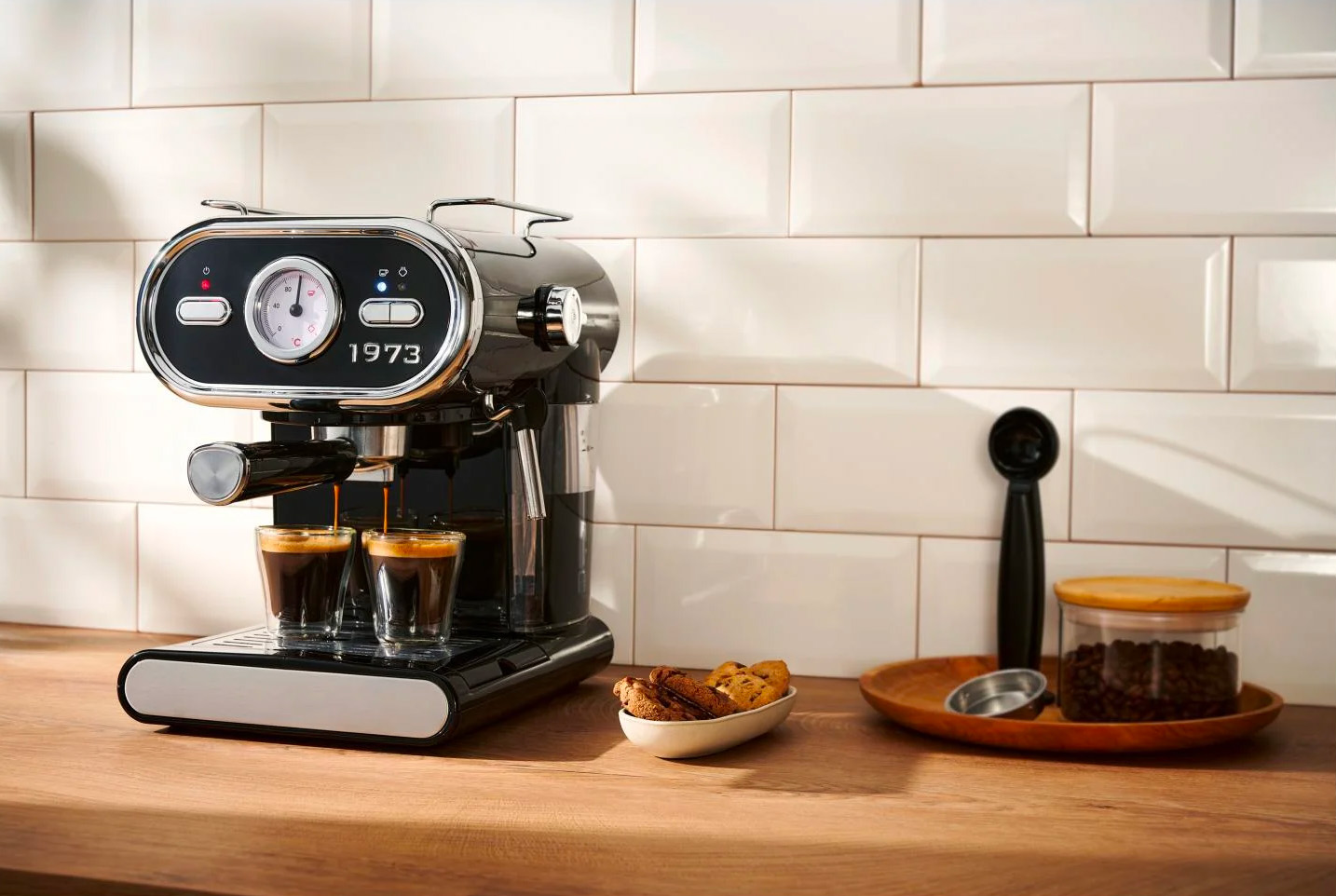 Machine à expresso Lidl Silvercrest Retro 1973