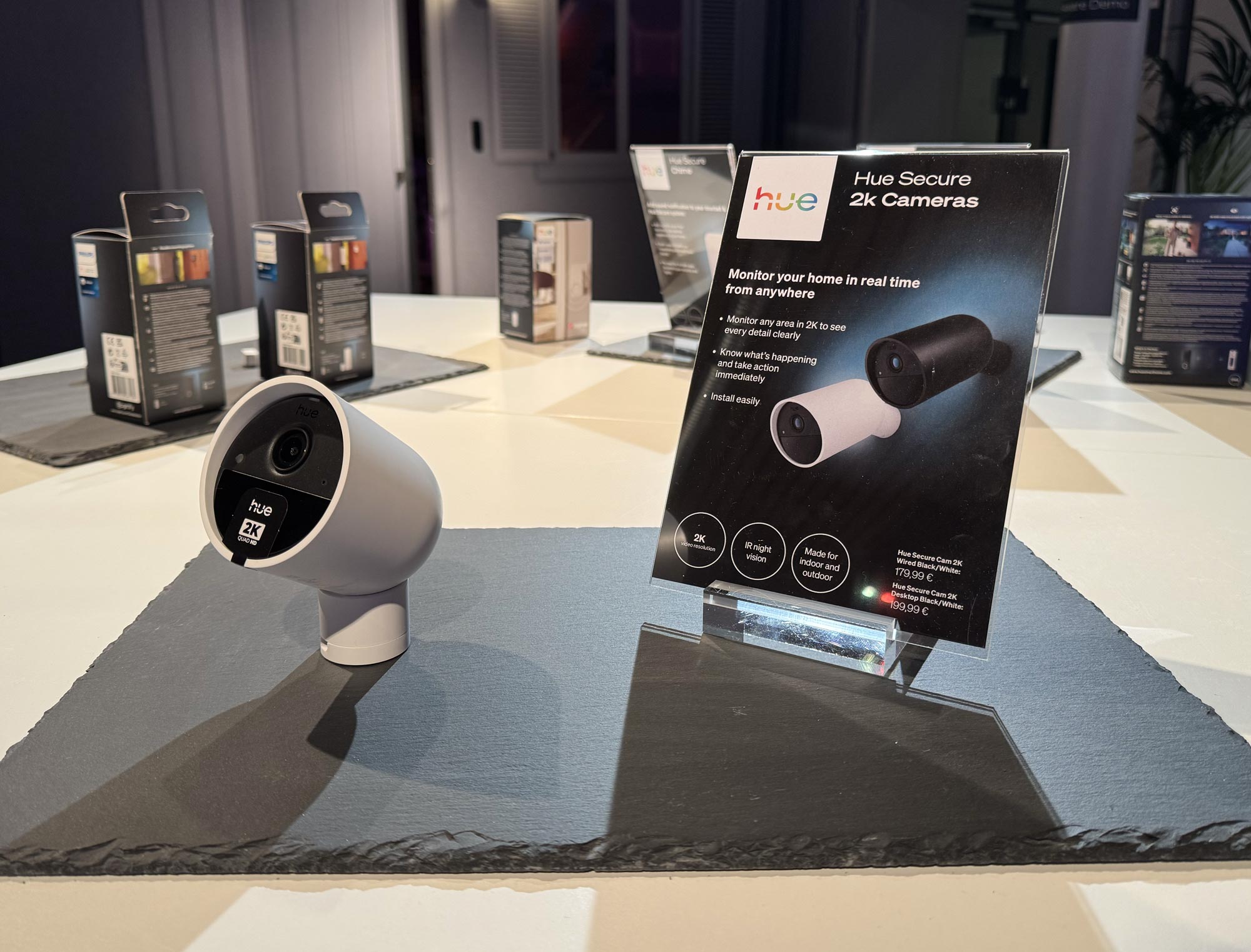 Caméra Philips Hue Secure 2K présentée à l’IFA 2025