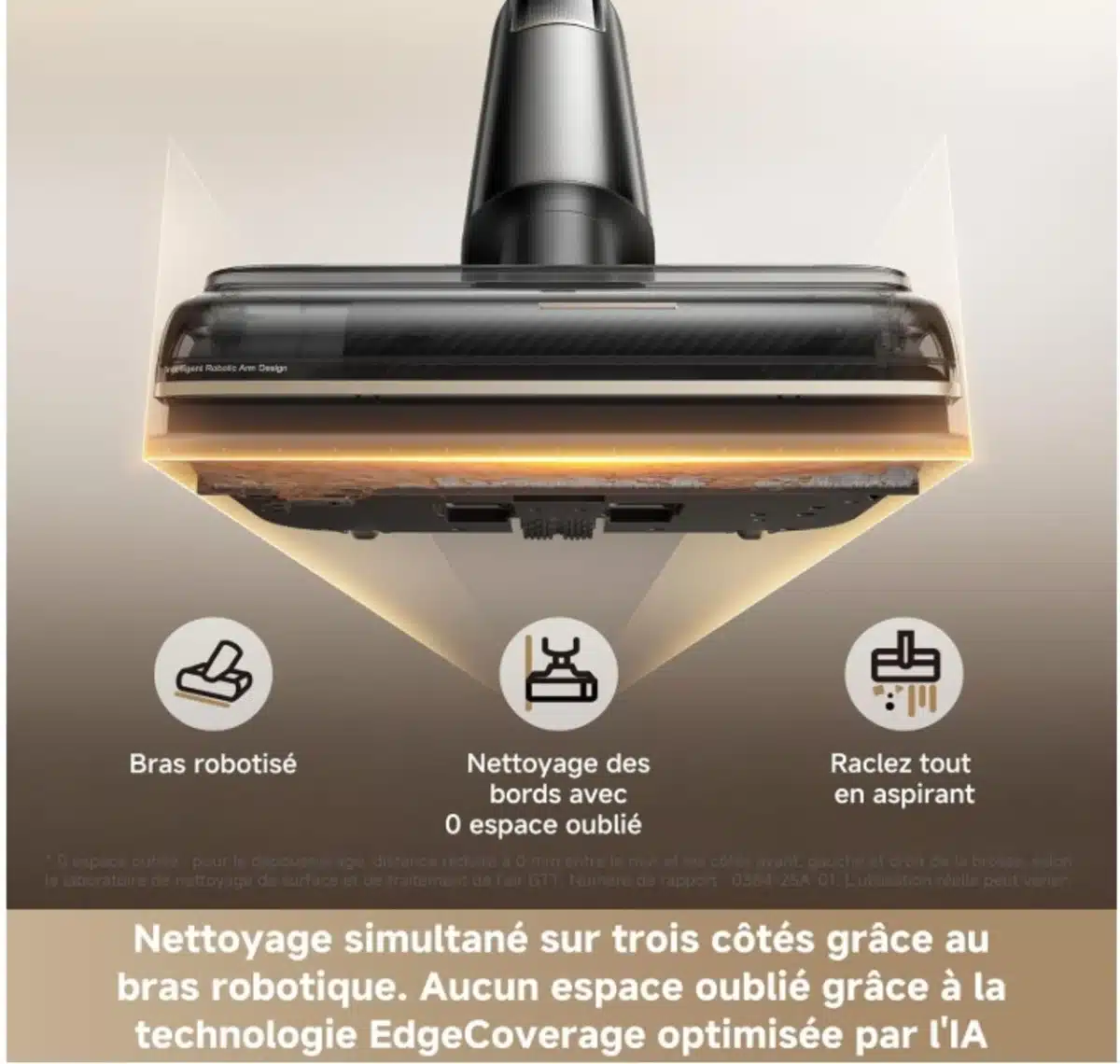 Racleur à dents de peigne du Mova M50 Ultra