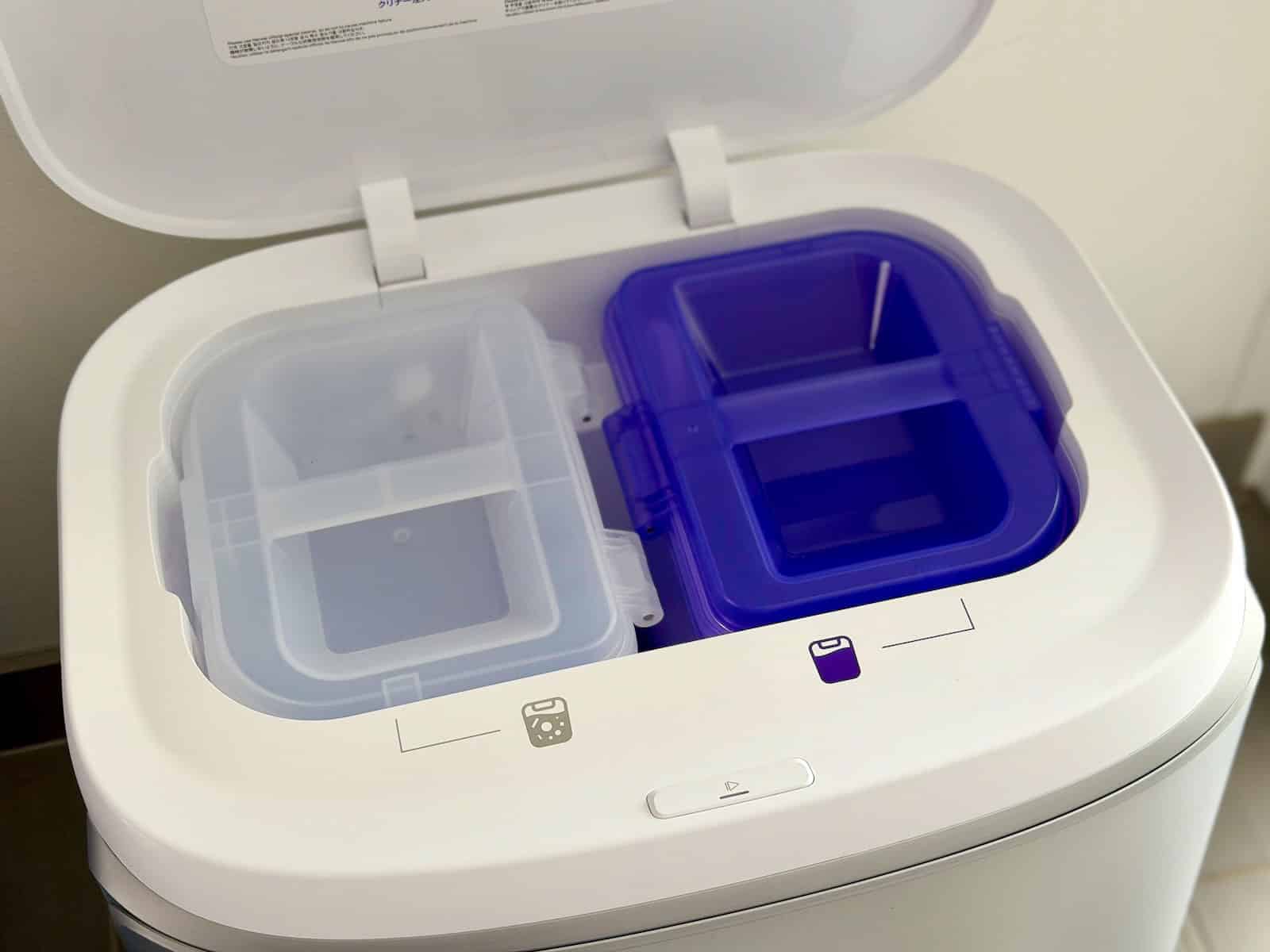 Bacs d’eau propre et d’eau sale du Narwal Flow