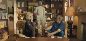 Le robot humanoïde Neo dans un foyer © 1X