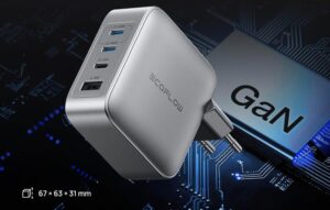 Chargeur EcoFlow RAPID Pro 140 W compact avec technologie GaN