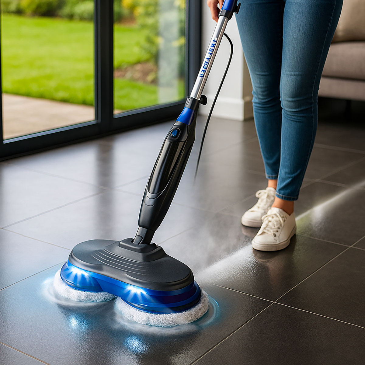 Le balai 2-en-1 eziclean Steam Wave 260 