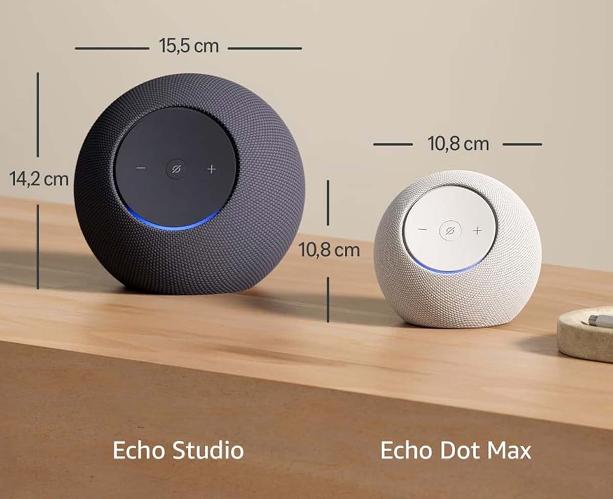 Echo Studio et Echo Dot Max