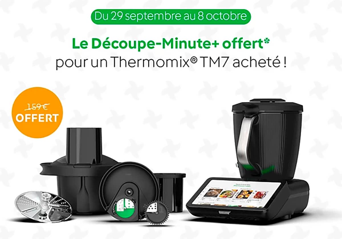 Découpe Minute+ Vorwerk offert avec le Thermomix TM7