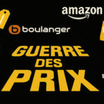 Illustration de la guerre des prix entre Amazon, Fnac, Boulanger et Electro Dépôt.