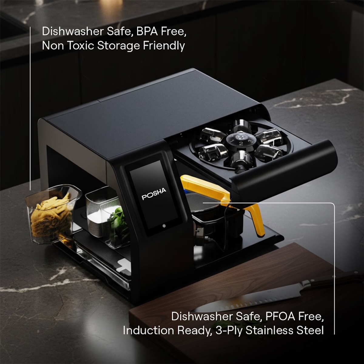 Le robot chef Posha