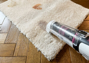 Nettoyage d’une tache sur tissu avec le Shark StainForce HX100EUT