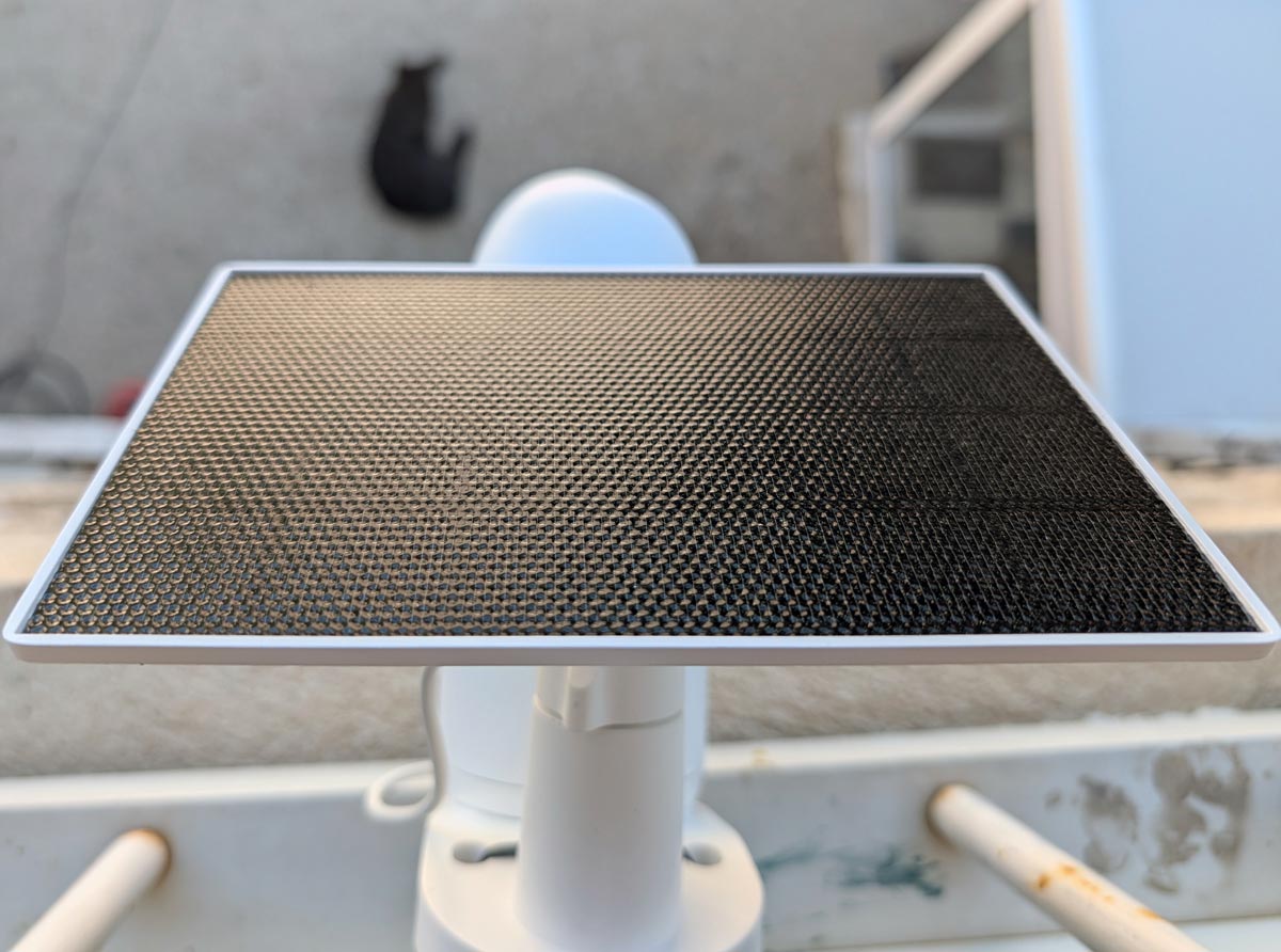 Panneau solaire de la Tapo C660 Kit vu de dessus
