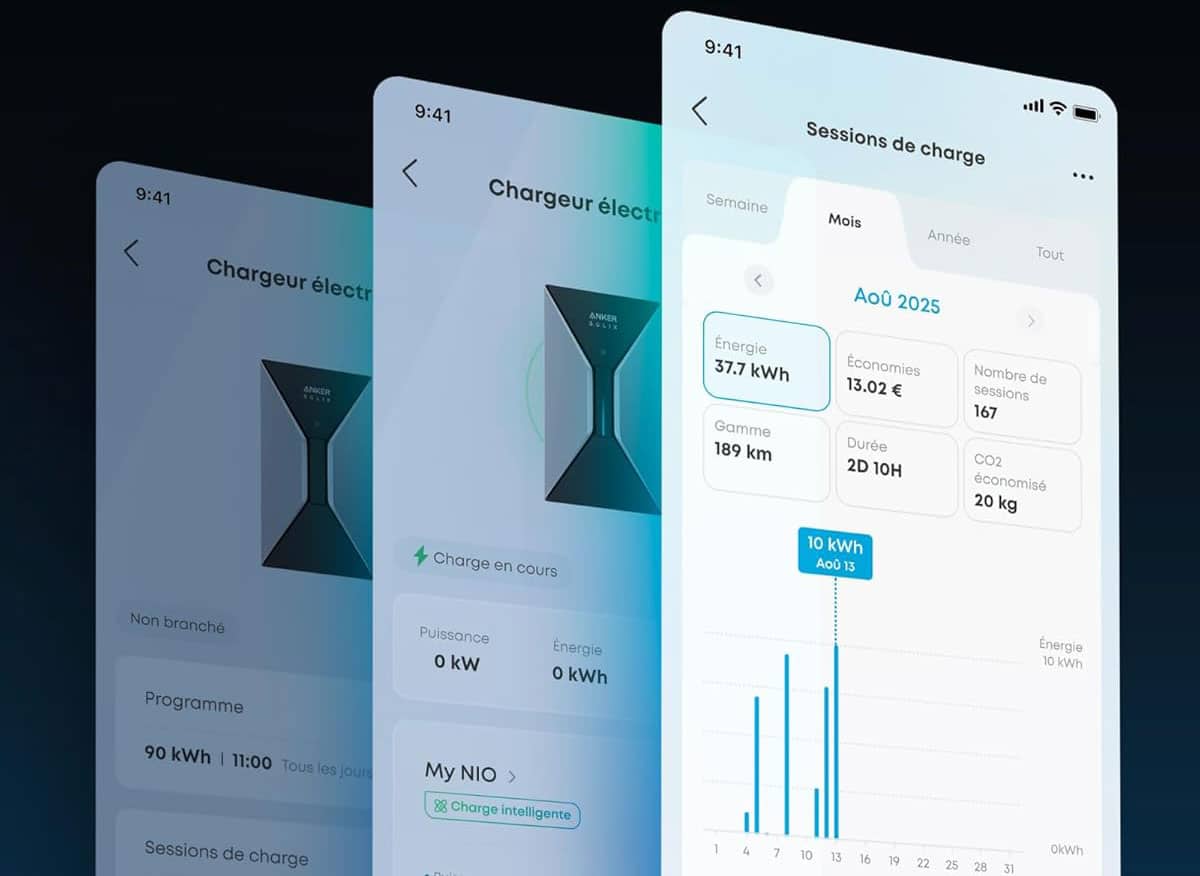 Application Anker SOLIX V1 avec contrôle de la wallbox en Bluetooth en cas de coupure Wi-Fi