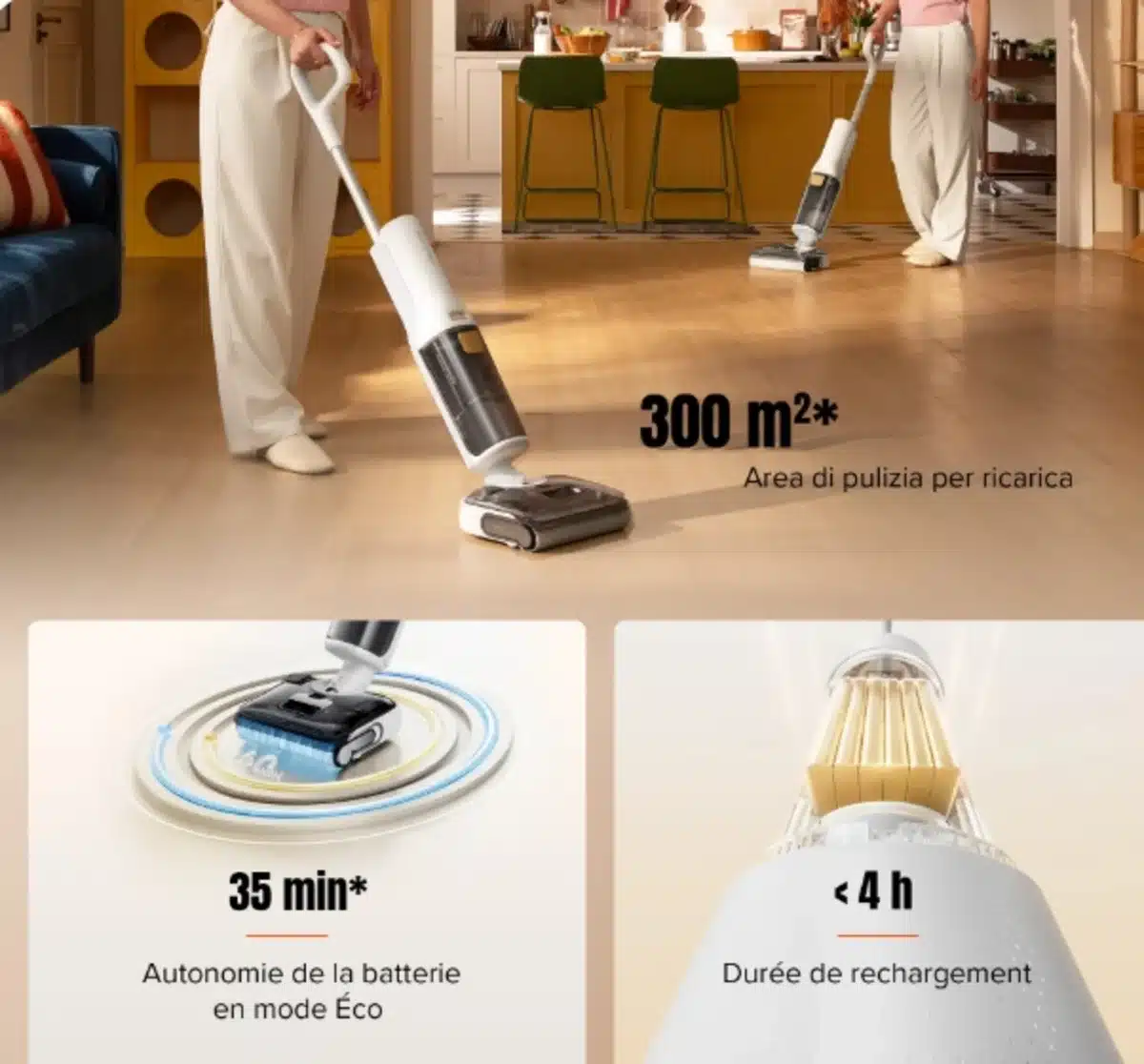 Autonomie du Roborock F25 RT