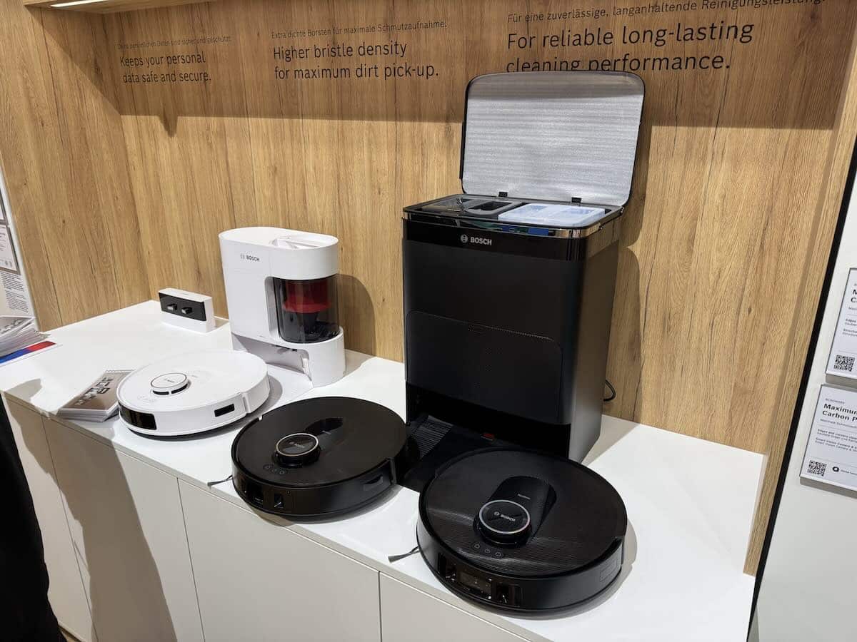 Une partie de la gamme Bosch Spotless à l'IFA de Berlin © Labo Maison