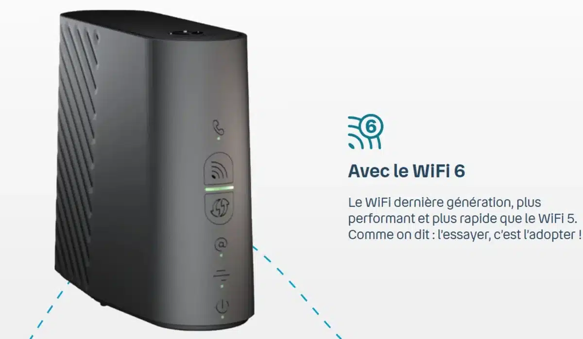 Box internet au design vertical