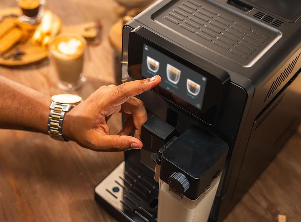 Écran tactile de la Cecotec Cremmaet Latte Touch