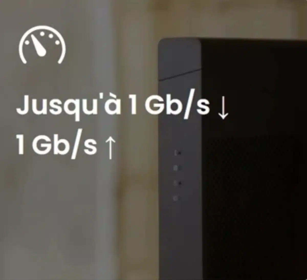 Connexion internet à haut débit