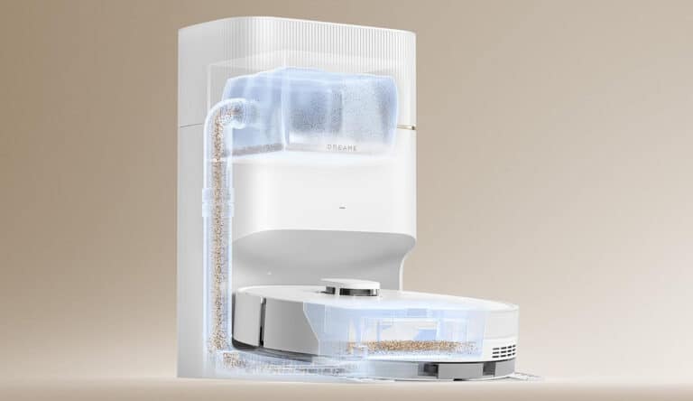 Base aspirante du Dreame D20 Pro Plus avec sac 5 litres