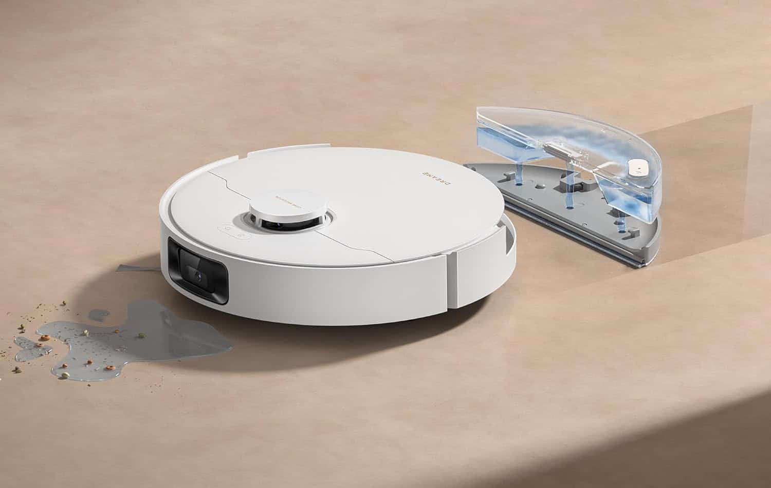 Lingette de lavage et réservoir d’eau du Dreame D20 Pro Plus