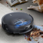 Ecovacs Deebot T50 Max Pro Omni Gen 2 utilisant la technologie BLAST pour optimiser le flux d’air