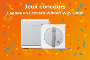 Jeu concours Ecovacs Winbot W2S Omni