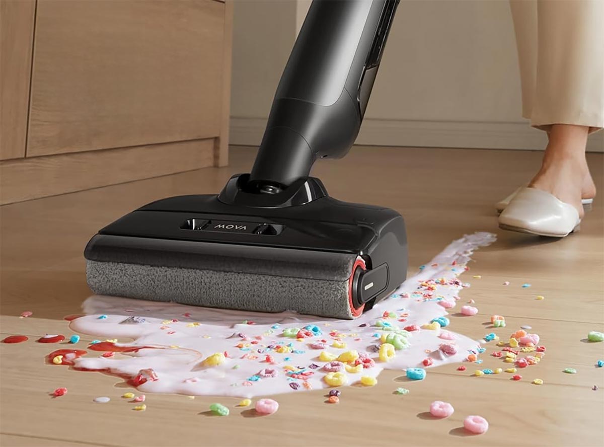 Aspirateur laveur Mova M10 avec aspiration 18 000 Pa