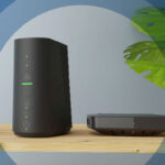 Bbox Wi-Fi 6 de Bouygues Telecom avec son décodeur TV 4K et télécommande, pour illustrer l’offre Série client B&YOU Fibre.