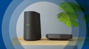 Bbox Wi-Fi 6 de Bouygues Telecom avec son décodeur TV 4K et télécommande, pour illustrer l’offre Série client B&YOU Fibre.