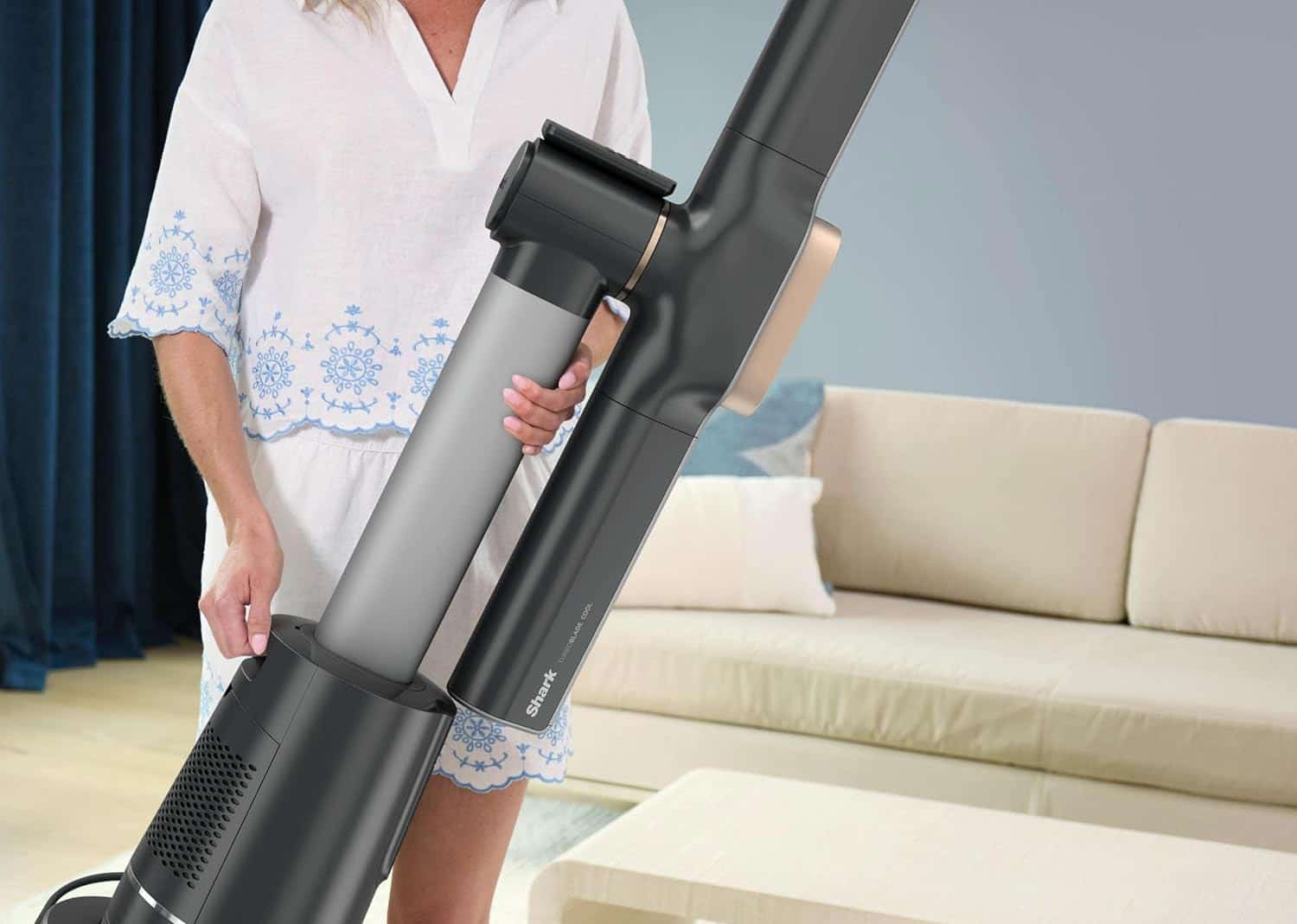 Shark TurboBlade Cool + Heat avec poignée de transport intégrée