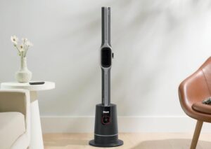 Shark TurboBlade Cool + Heat en mode vertical