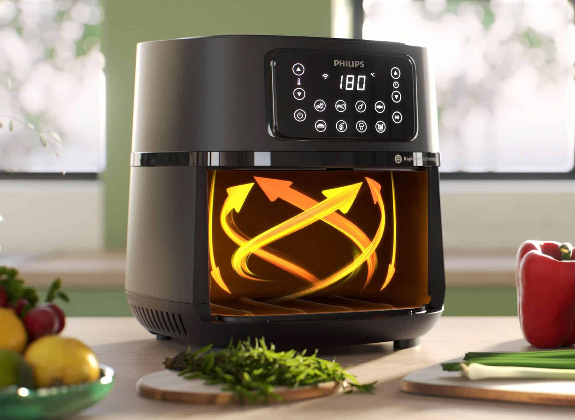 Airfryers Philips technologie RapidAir