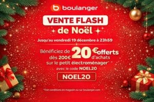 Boulanger Ventes Flash de Noël