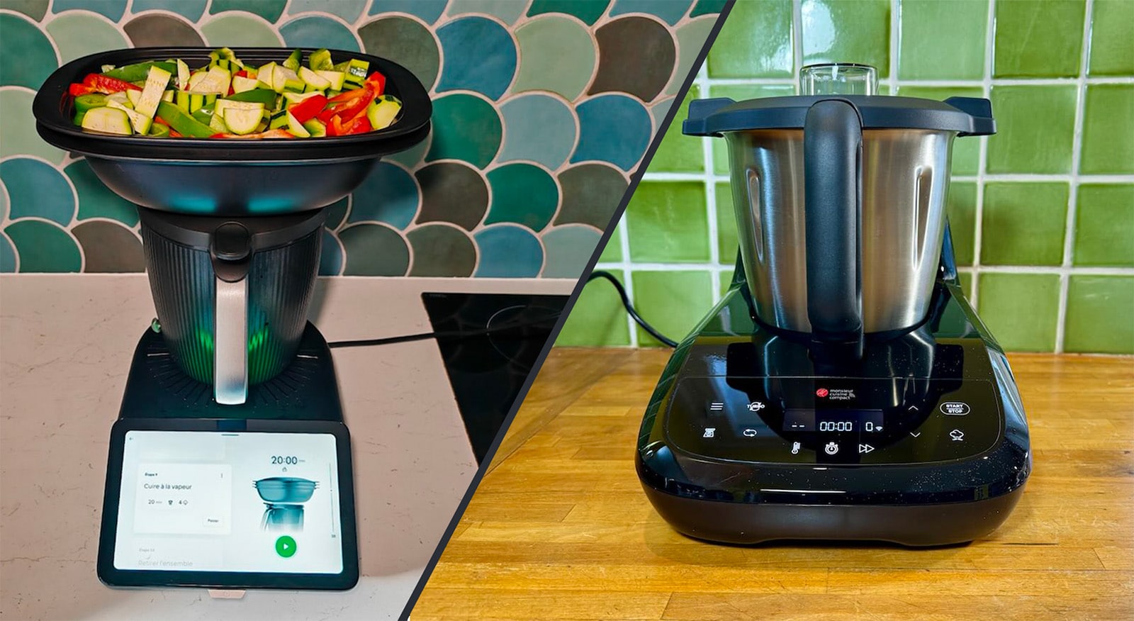 Duel Thermomix TM7 Lidl Monsieur Cuisine Compact