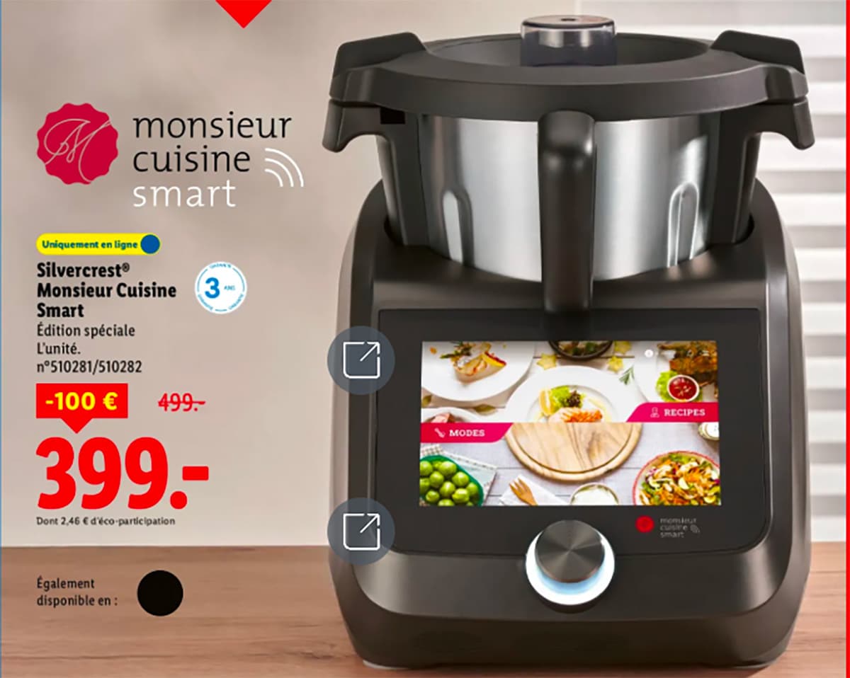 Lidl Monsieur Cuisine Smart en promo le 15 janvier 2026
