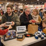 Client effectuant un retour de cadeau à la caisse