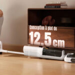 Comparatif aspirateurs laveurs montrant le Roborock F25 GT à 199 € comme le seul modèle offrant lavage et séchage haute température dans cette gamme de prix