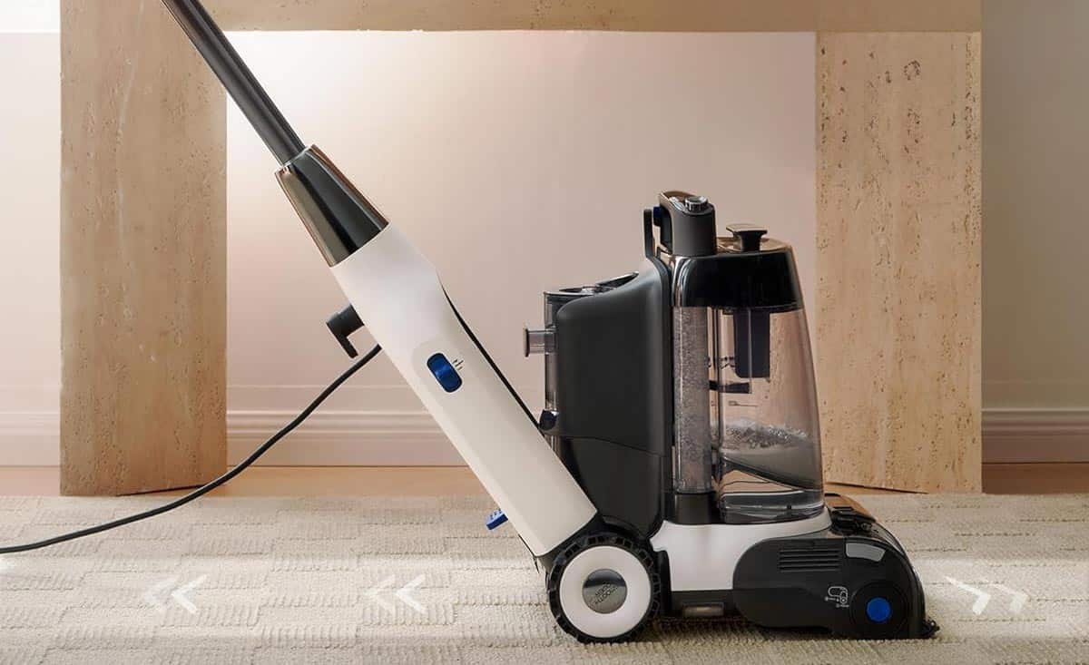 Illustration de la technologie SmoothPower à 3 niveaux du Tineco Carpet One Cruiser pour ajuster automatiquement la vitesse du rouleau.