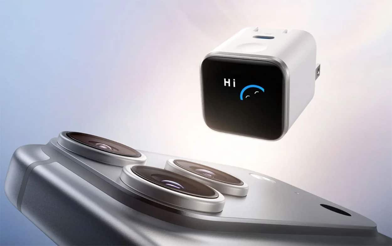 Chargeur Anker Nano 45W avec écran d’affichage de la puissance et design compact USB‑C