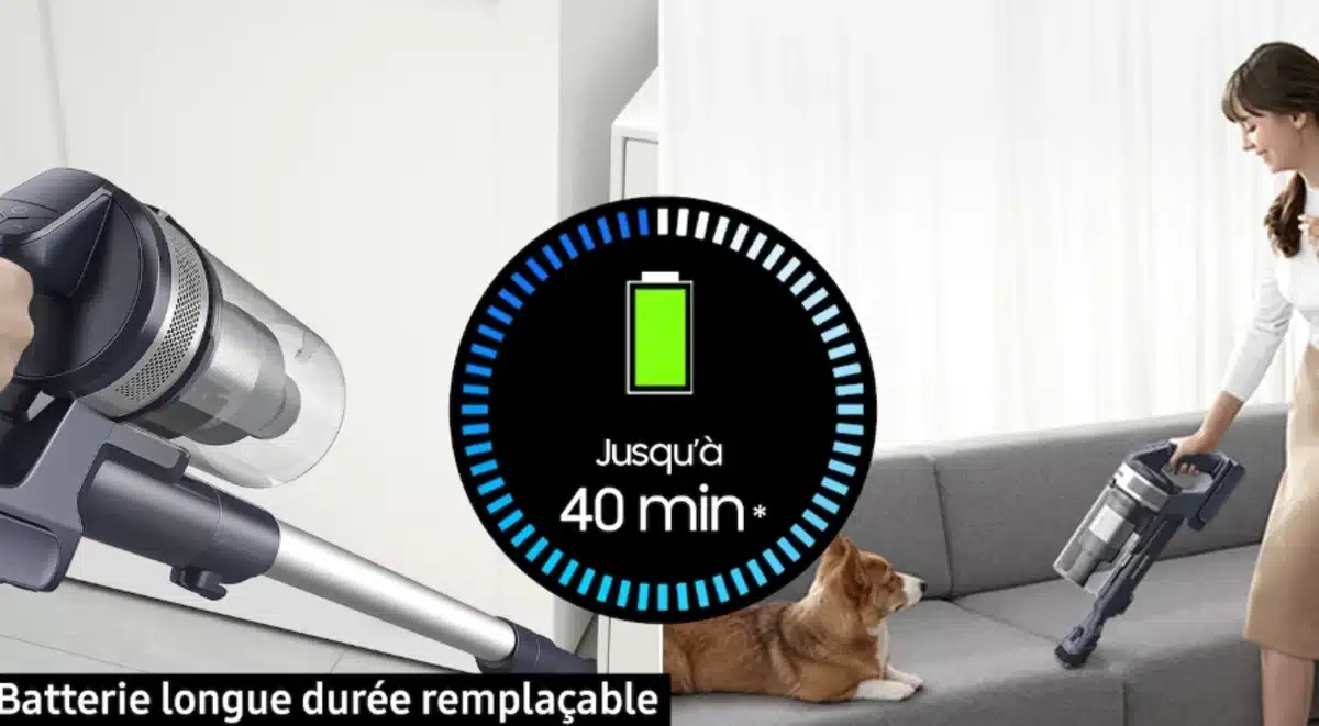 Autonomie annoncée du Samsung Jet 65