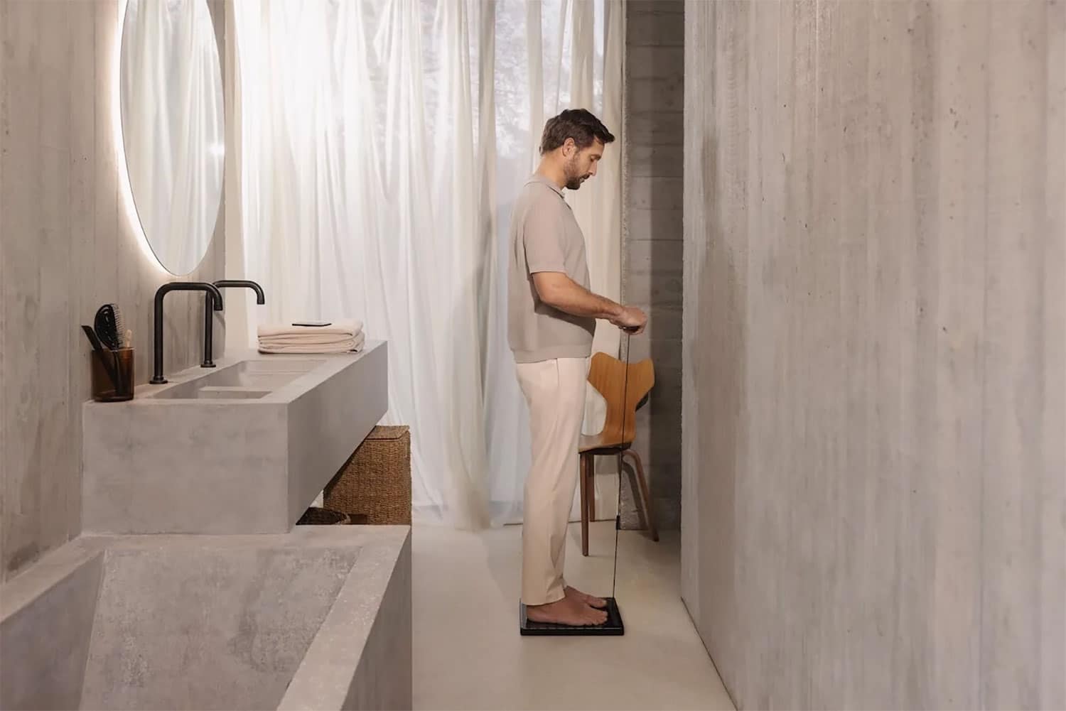 Withings Body Scan 2 présentée au CES 2026, nouvelle balance connectée de longévité analysant plus de 60 biomarqueurs de santé.