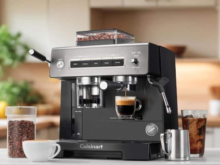 Cuisinart Machine à espresso Moudre, Tasser, Infuser