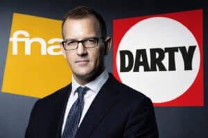 Daniel Kretinsky lance une OPA amicale à plus d’un milliard d’euros sur Fnac Darty (Montage IA)