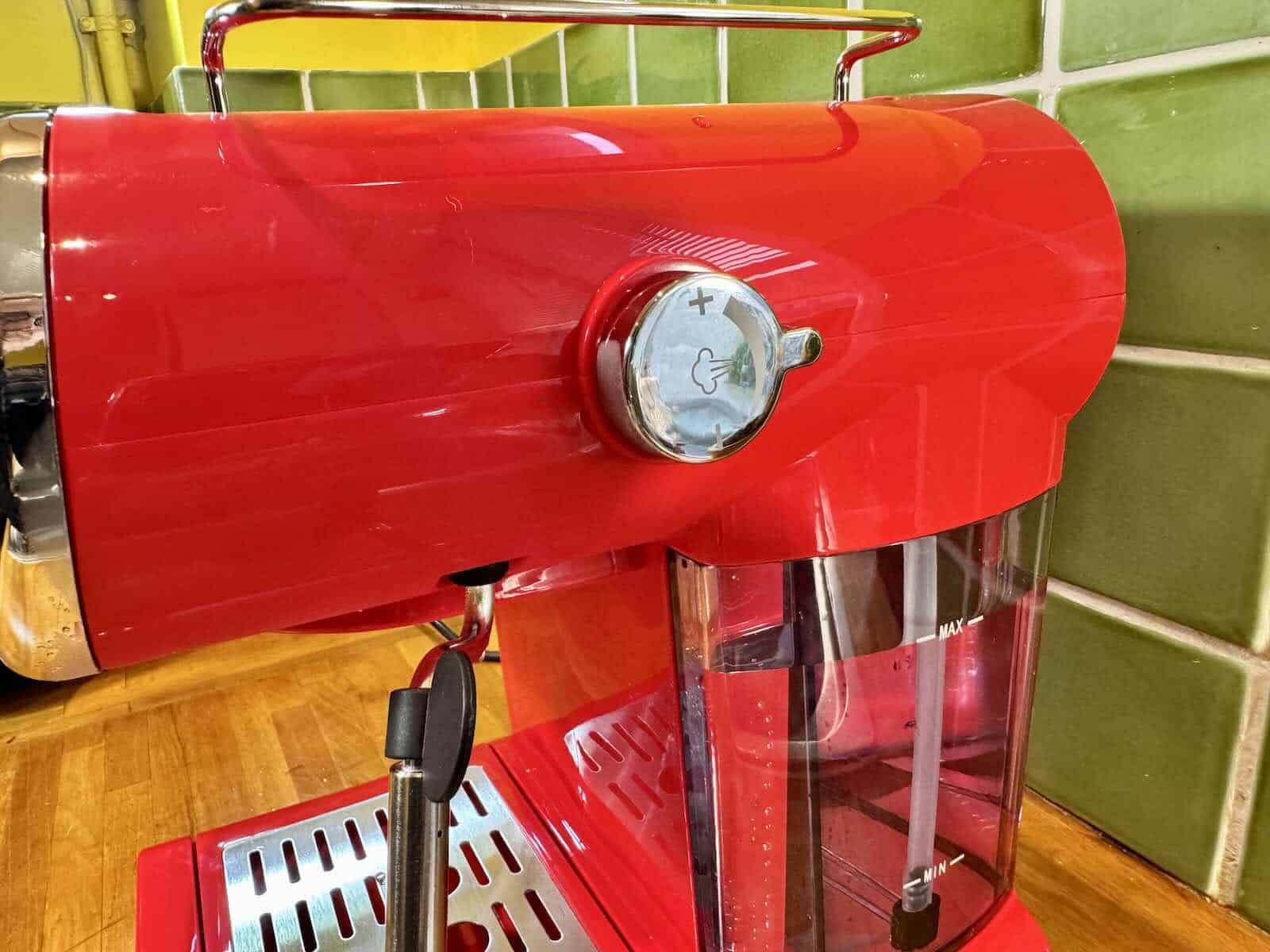 La molette de la Lidl Machine Expresso Rétro 1973 © Labo Maison