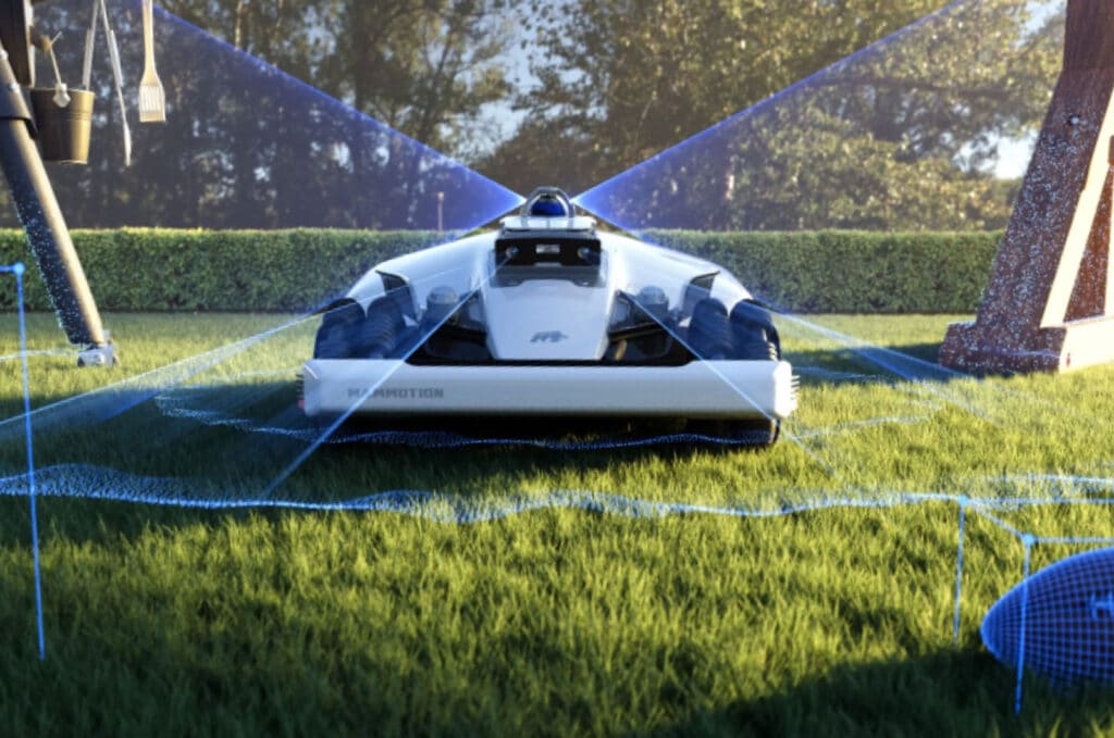 Capteur LiDAR 360 degrés du robot tondeuse Mammotion Luba 3 AWD