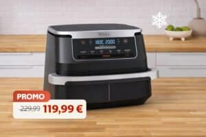 Friteuse sans huile Ninja Foodi Max Dual Zone AF550EU en promotion à 119,99 € chez Amazon pendant les soldes d’hiver 2026