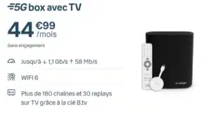 Offre 5G Box Bouygues avec TV