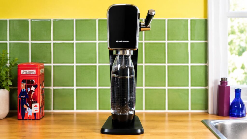 SodaStream Art avec levier de gazéification testée par Labo Maison