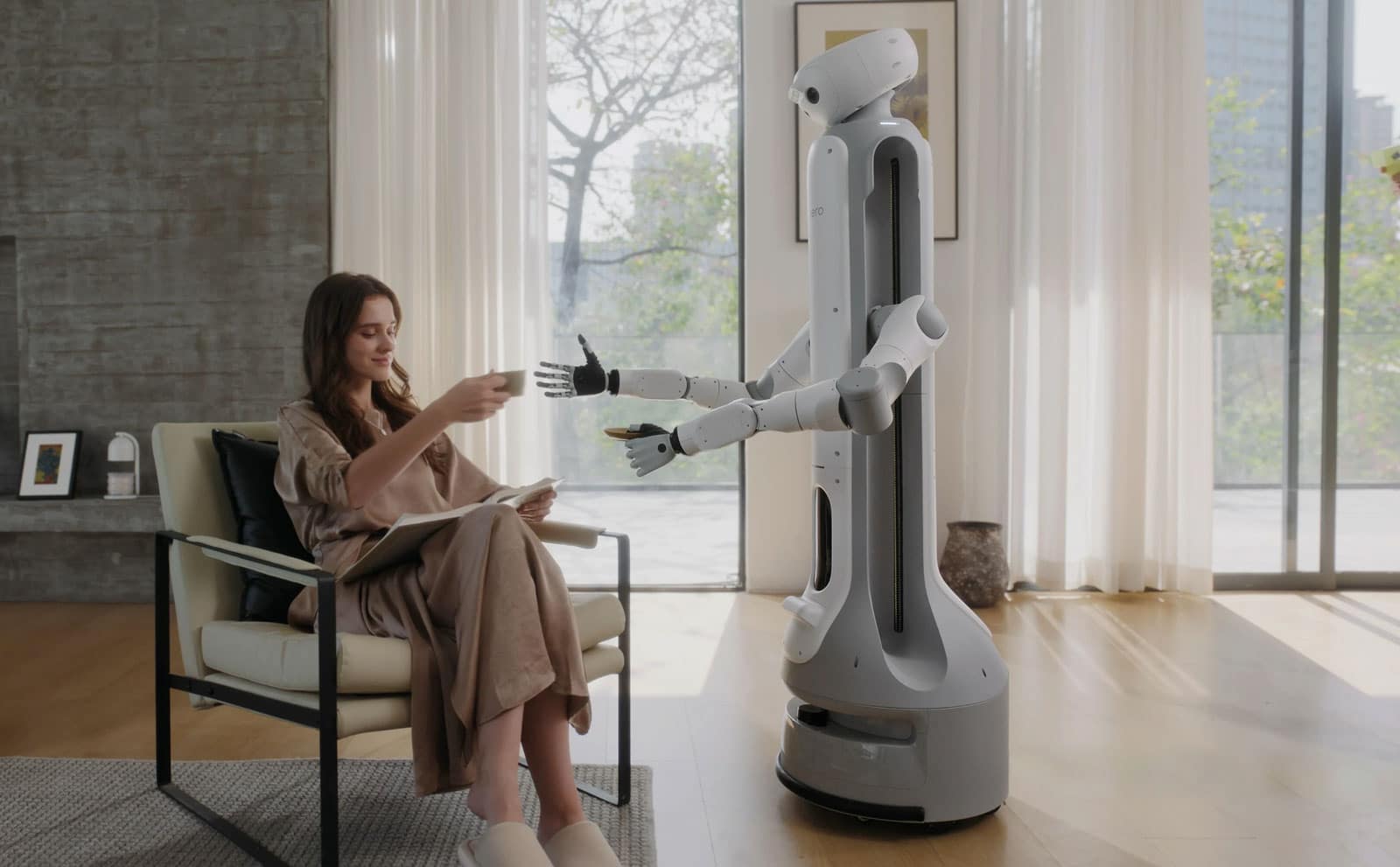 Robot domestique SwitchBot Onero H1 présenté au CES 2026